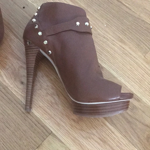 Michael Kors Ailee Studded Peep-toe Booties - Picture 4 of 5